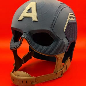 Replica Captain America Cowl – Civil War Edition – Customizable, 3D Printed Mask