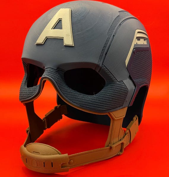 Replica Captain America Cowl – Civil War Edition – Customizable, 3D Printed  Mask