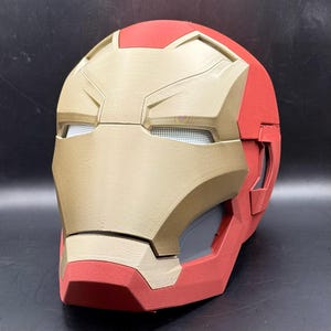 Iron Man Helmet | 3D Printed Wearable Cosplay Mask | Marvel-Inspired Prop