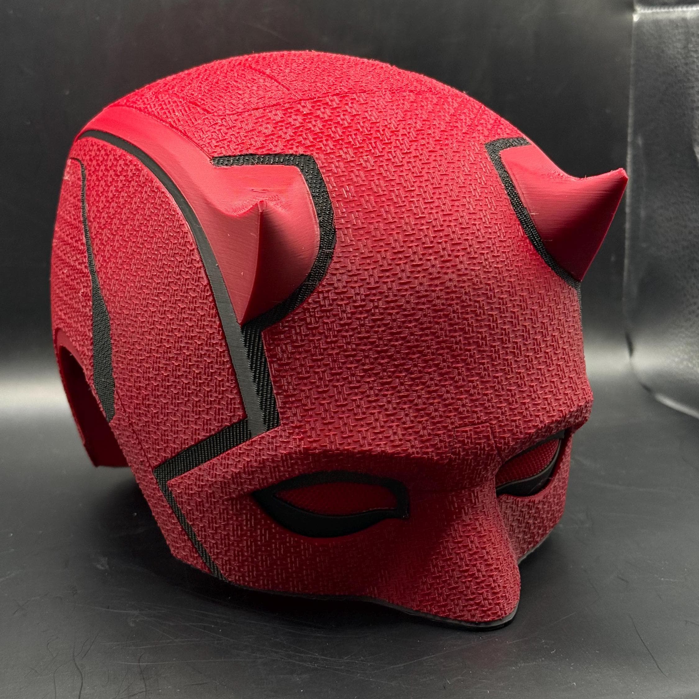 Daredevil Cosplay Mask – 3D Printed Red Helmet | Born Again Series