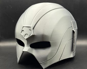 Patriotic Antihero Helmet – Season 2-Inspired Cosplay Mask – Chrome Eagle Superhero Prop