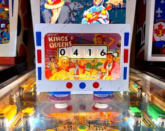 Gottlieb® Kings & Queens Pinball Clock