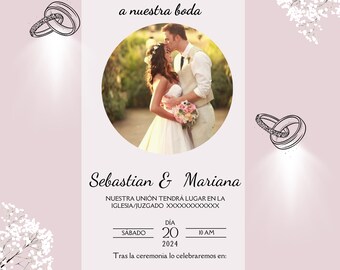 Wedding invitation - Wedding invitations - Wedding - Invitation - Digital invitation - Digital wedding invitation