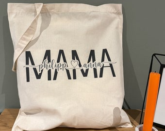 Muttertagsgeschenk | Tragetasche | Baumwolltasche | Geschenk Oma | Muttertag | personalisierte Tasche I Einkaufstasche