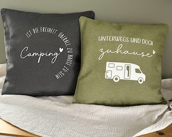 Oreiller de camping I Oreiller d’extérieur I Décoration de camping I Camping I Cadeau de camping