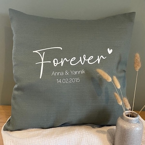 Personalized pillow I pillow wedding I pillow with filling I wedding gift