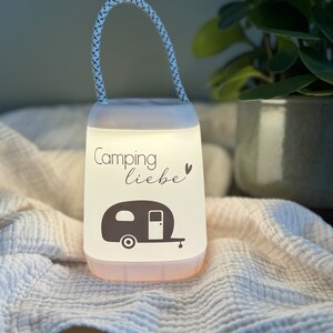 Campingleuchte I Campinglampe I Tischlampe I Camping Deko I Camper I Camping Geschenk Bild 3