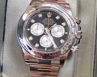 Rolex Daytona Rose Gold Diamond Dial - brand new unworn