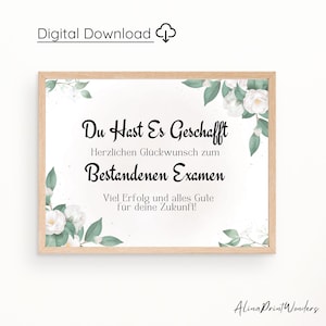 Modèle de félicitations pour la réussite de l'examen médical, carte de félicitations pour l'examen d'État, cadeau de félicitations pour la réussite de l'examen, imprimable