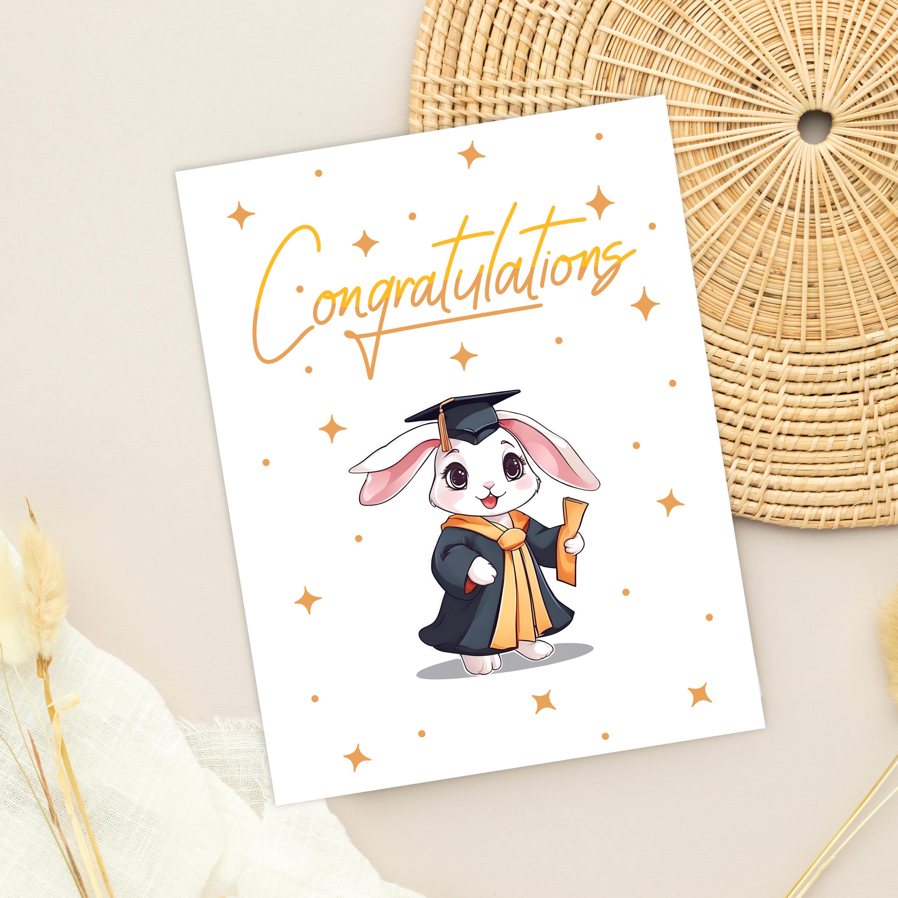 Congratulations on Your Graduation Card, Gift for Your Bachelor's ...