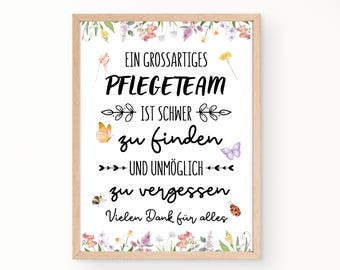 Poster Thank you for nurses and doctors Thank you gift for doctors Appreciation nurses Gift doctor's office Gift hospital