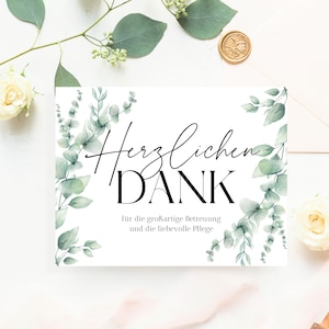 danke an pflegepersonal krankenhaus Karte, danke ans team krankenhaus Geschenk, danke an ärzte und schwestern Karte, danke an einen arzt