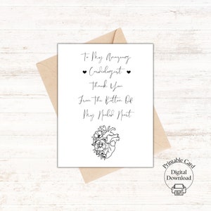 Dankes Karte Kardiologe Wertschätzungs Karte Arzt Danke an Kardiologie Geschenk für Kardiologen Geschenk für Arzt sofort Download Postkarte