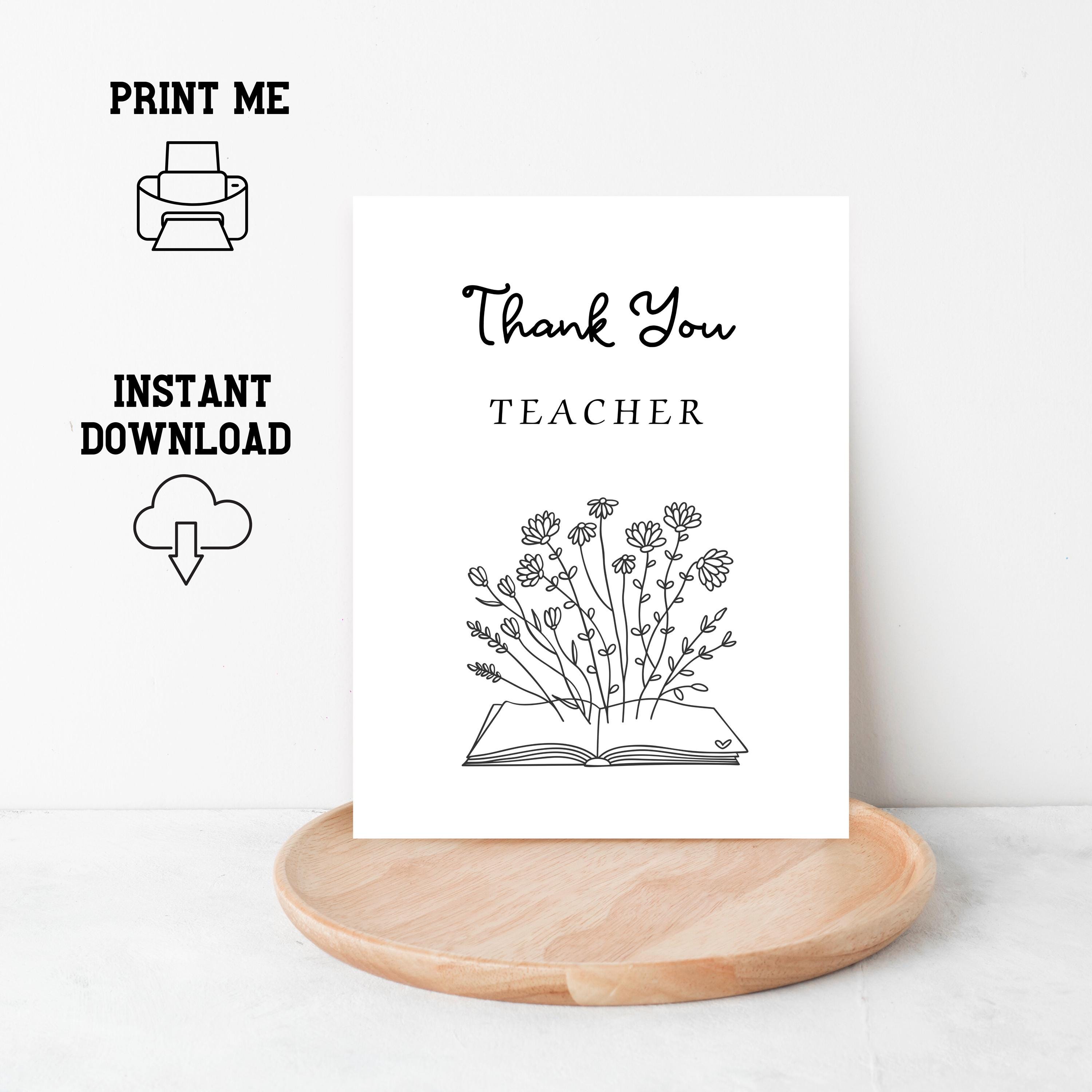 Carte De Souhait Enseignantes Et Professeurs | Boutique