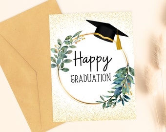 Graduation card, congratulations card, graduation gifts, bachelor's degree gift, master's degree gift, congratulations card