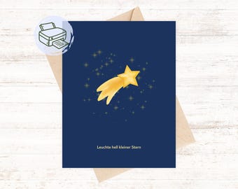 Star card baby loss card mourning card star child download card loss of child condolence card printable card loss of child mourning card