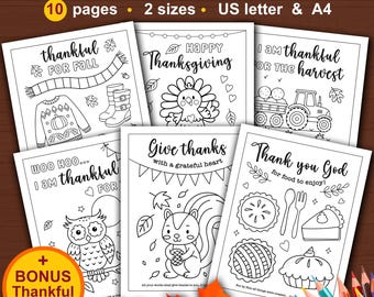 Fall Bible Coloring for kids bundle, Thanksgiving Coloring, Christian Homeschool Printables, Fall Sunday School Bible activity, Autumn Craft