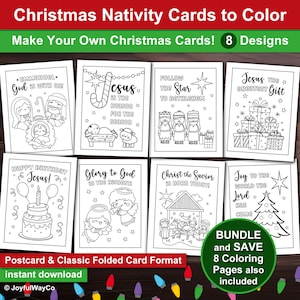 Christmas Cards for Kids to make. Nativity Christmas Cards for children. Make your own Christian cards. Sunday School Christmas Bible craft