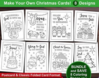 Christmas Cards for Kids to make. Nativity Christmas Cards for children. Make your own Christian cards. Sunday School Christmas Bible craft