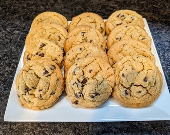 Chocolate Chip Cookies - Crispy on the outside, Chewy on the inside!