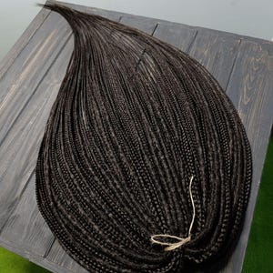 Dark Brown Dreadlocks and Braids Set