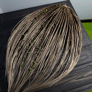 Synthetic Dreadlocks & Braids Set: Natural Shades, Custom Length