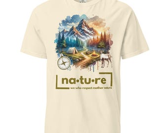 Nature Adventure T-Shirt: Organic Cotton Unisex Tee