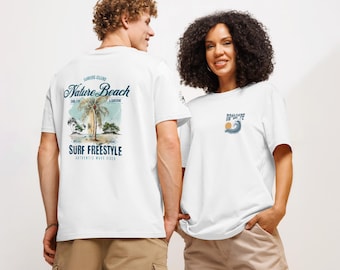Organic Cotton Beach T-Shirt: Sustainable Surf Tee