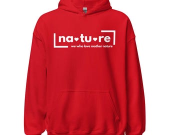 Sudadera unisex con capucha de algodón orgánico Nature Lover: sudadera ecológica