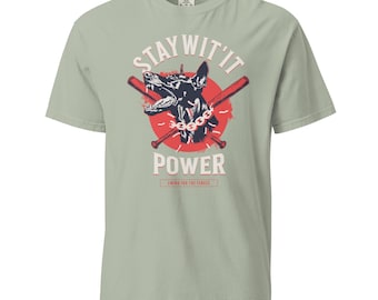 Camiseta motivacional con diseño de perro: Camiseta deportiva de algodón grueso