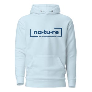 Adventure Awaits Hoodie | Organic Cotton Blend | Nature-Inspired Design for Hiking & Camping | Environment, Natural Awareness,  Pullover