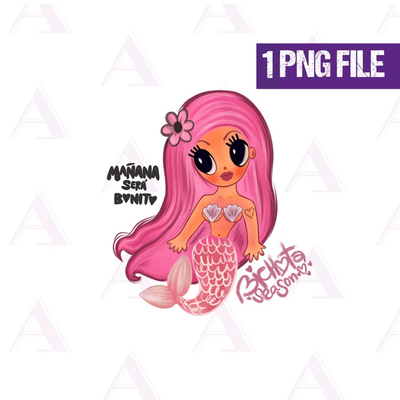 In My Bichota Era Karol G PNG Clipart, MSB Forever Tour Shirt, Mermaid ...