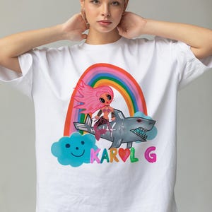 In My Bichota Era Karol G PNG, MSB Forever Tour Shark Shirt, Mermaid ...