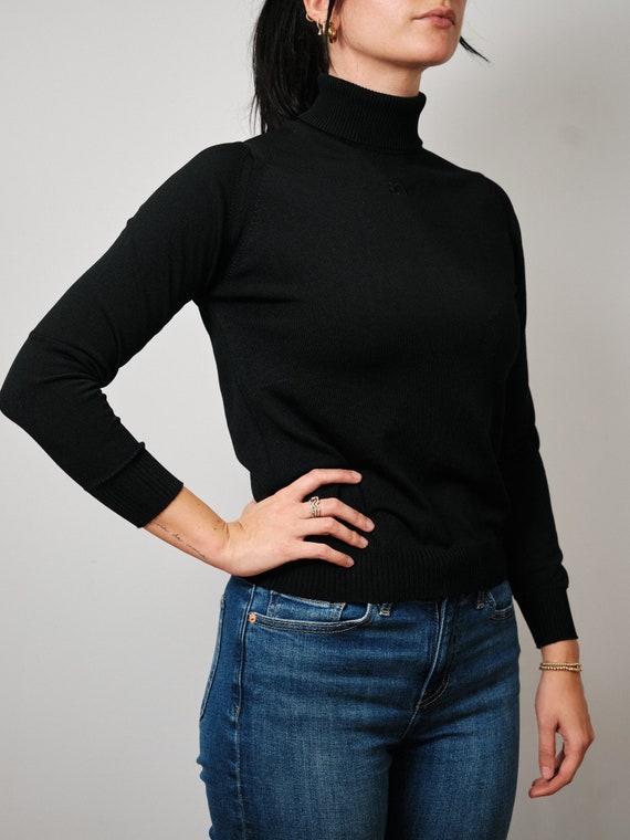 Vintage Givenchy Sport Black Turtleneck