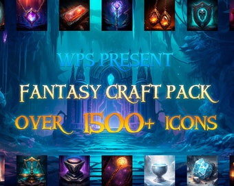 Fantasy craft icons | Craft, Game Icons, graphics, D&D, MTG, Item, Armor, Bowls, Magic, Chests, Weapons, Jewelry, Ore, Ingots, Wood, RPG,