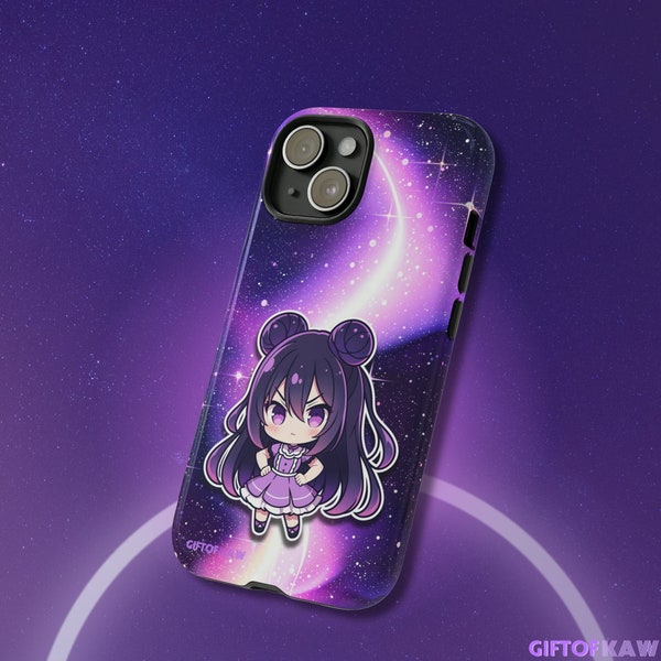 Purple Starlight Phone Case for iPhone 15 14 13 12 11 10, galaxy, cosmic, starry, galaxy cover