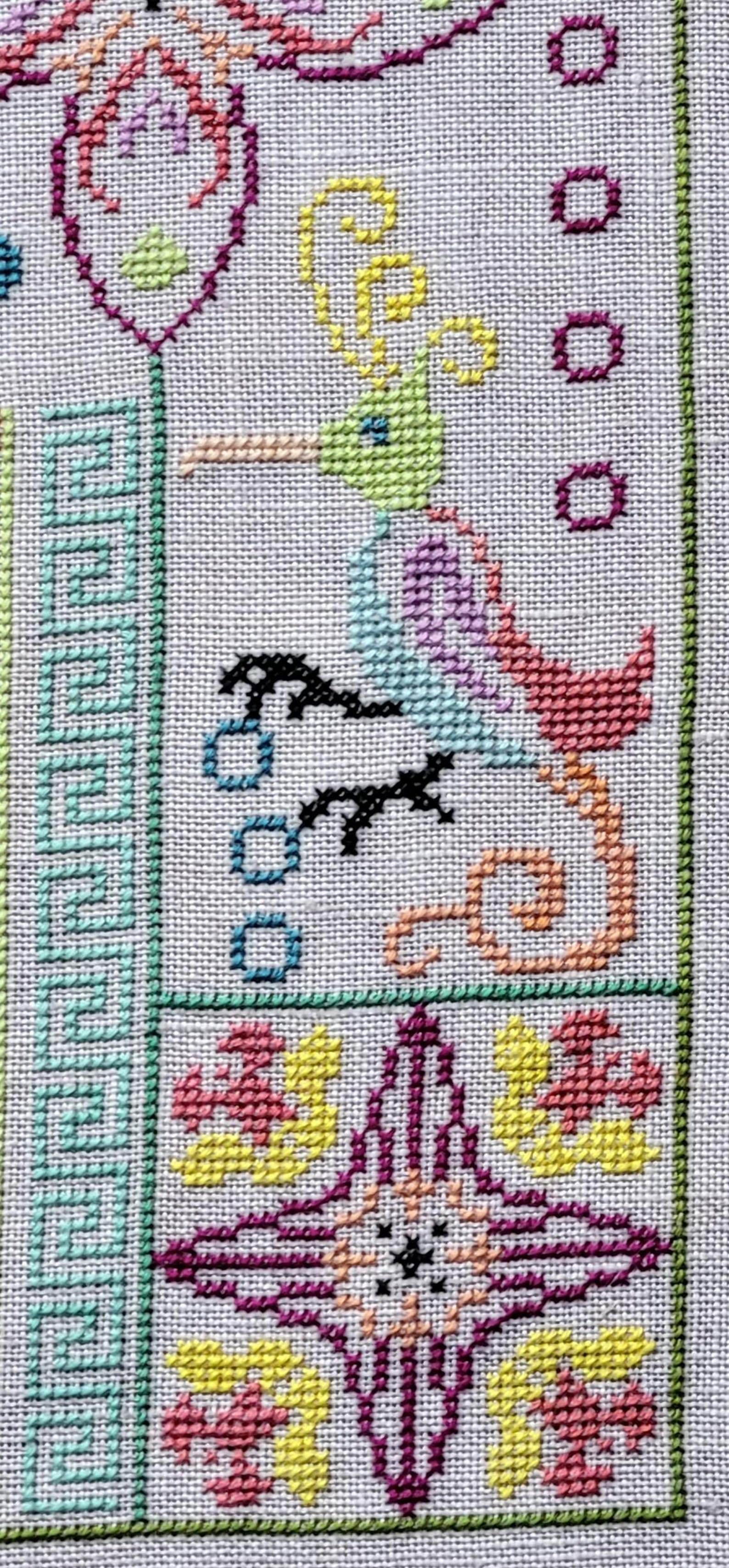 Funky Bird Cross Stitch Pattern (PDF Pattern) - Etsy