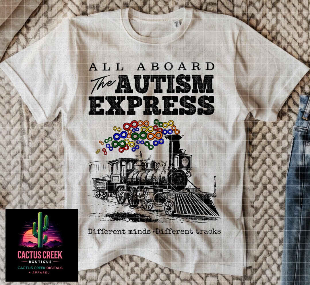 Autism Express Awareness PNG, Puzzle Train Design (digital File) - Etsy
