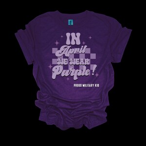 In April we wear purple image 2