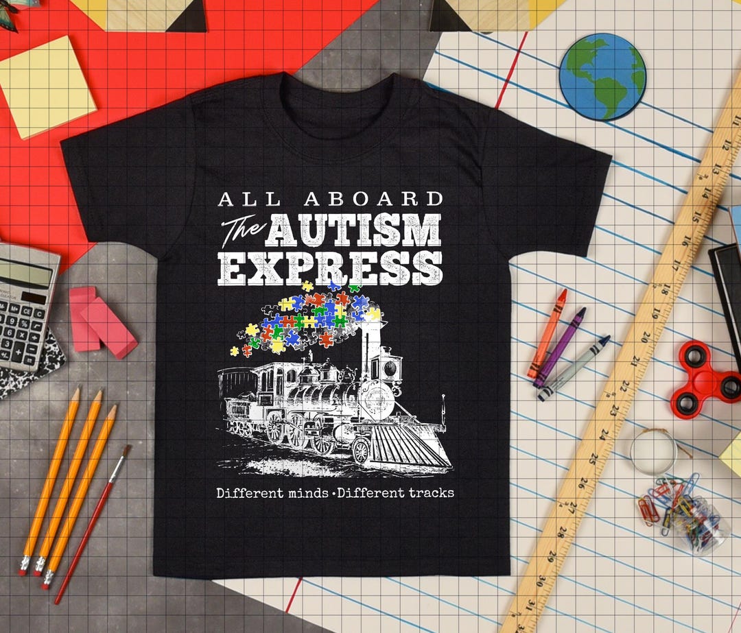 Autism Express Awareness PNG, Puzzle Train Design (digital File) - Etsy