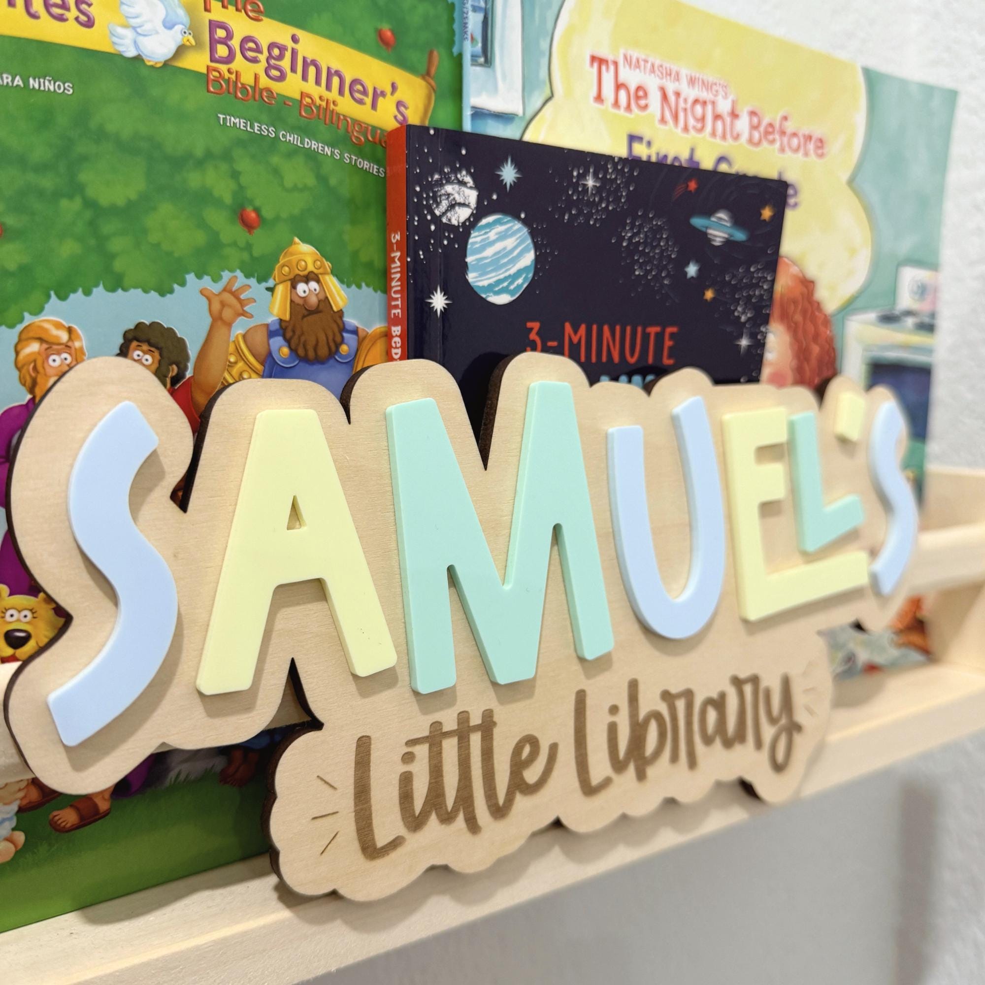Personalized Kids Library Sign, Custom Children's Library Sign ...