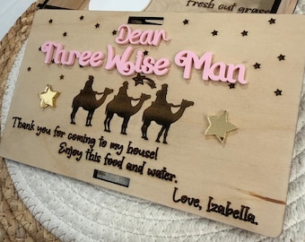 Three Wise Men Snack Tray, For Kids,  Three Wise Men Box, Three Wise Men Day, King's Day Gift, 3 Wise Men Board, Three Wise Men Ornament.
