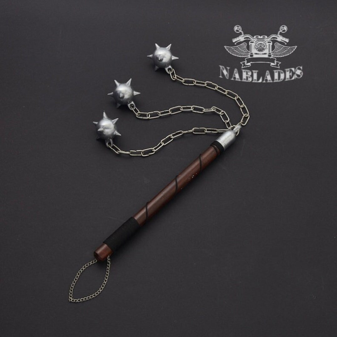 Flail Mace, Morning Star Gift, Premium Quality Gift for Grandfather's