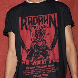Unisex Elden Shirt Radahn Graphic Tee, Festival Shirt, Demon Tee, Soulsborne T-shirt