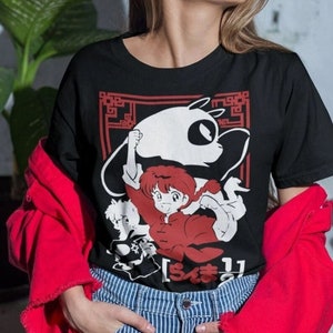 Unisex Ranma Saotome Anime T-Shirt, Genma Panda Manga Shirt