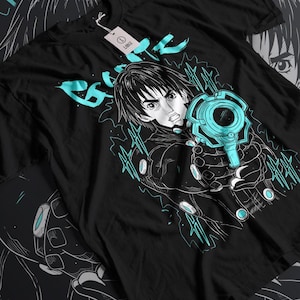 Unisex Gantz Kei Kurono Anime T-Shirt, Manga Otaku Shirt, Gantz: O Reika Shimohira Anime T-Shirt, Manga Waifu Shirt
