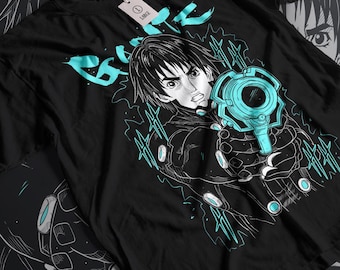 ユニセックス ガンツ 玄野計 アニメ Tシャツ、マンガオタクシャツ
