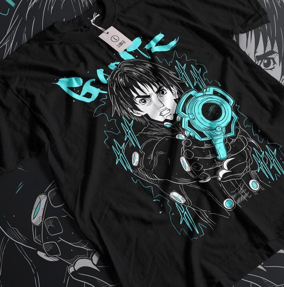ユニセックス ガンツ 玄野計 アニメ Tシャツ、マンガオタクシャツ