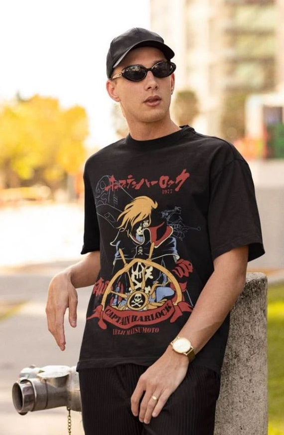 Captain Harlock, Anime Space Pirate, Japanese Cartoon Anime T-shirt, Space  Pirate Captain Harlock Skull by Leiji Matsumoto - Etsy