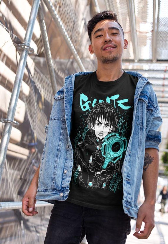 ユニセックス ガンツ 玄野計 アニメ Tシャツ、マンガオタクシャツ